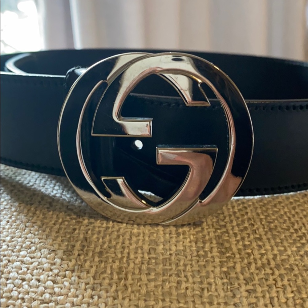 Gucci woman black belt